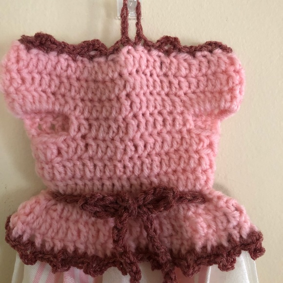 Crochet dress towel, dish towel - Picture 4 of 11